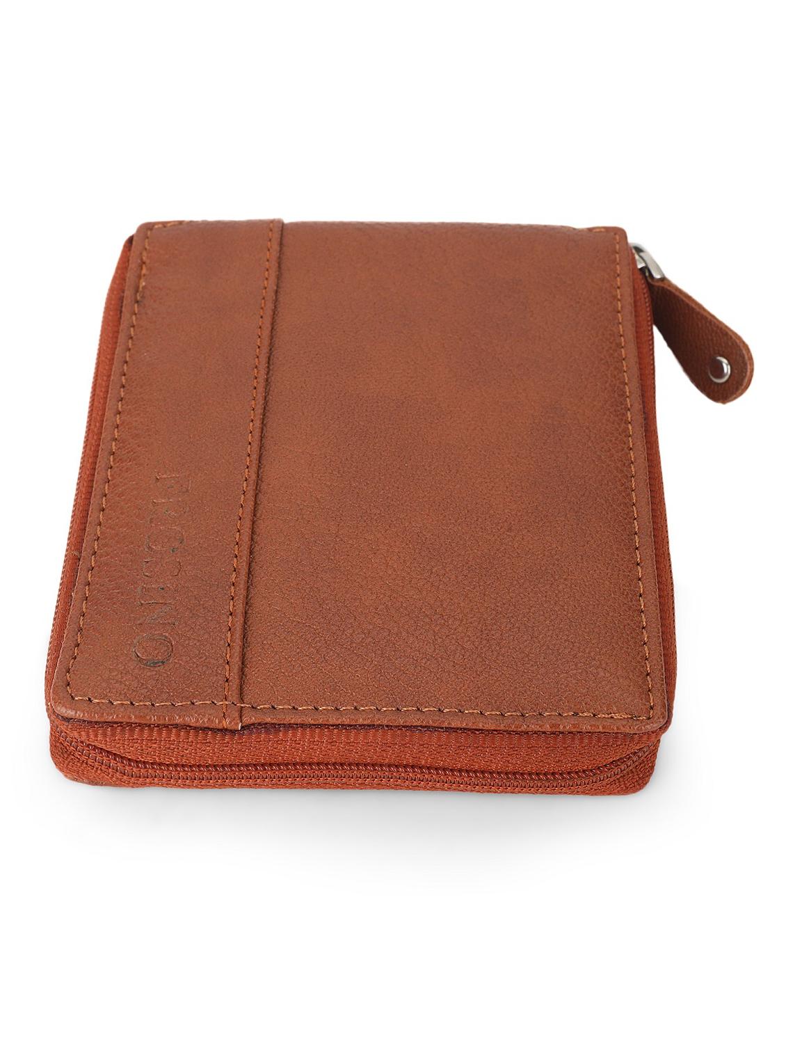 tan solid leatherette wallet - 21962008 - Standard Image - 1