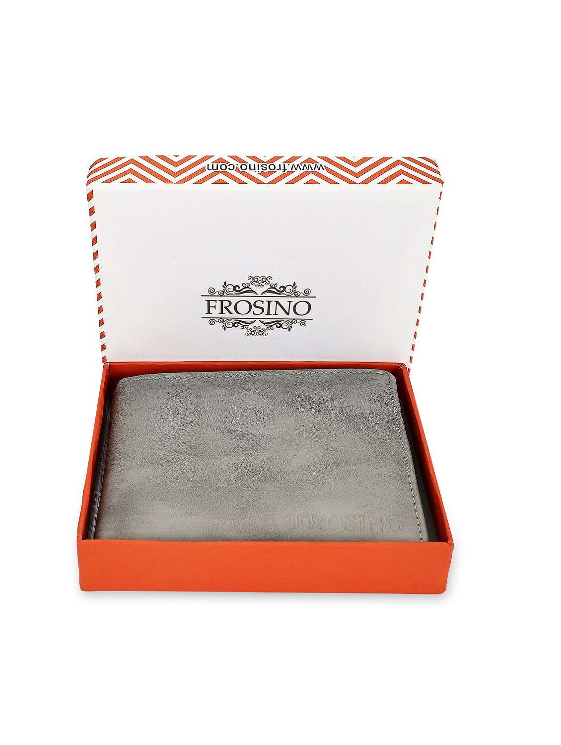 men grey solid leatherette wallet - 21962011 - Zoom Image - 0