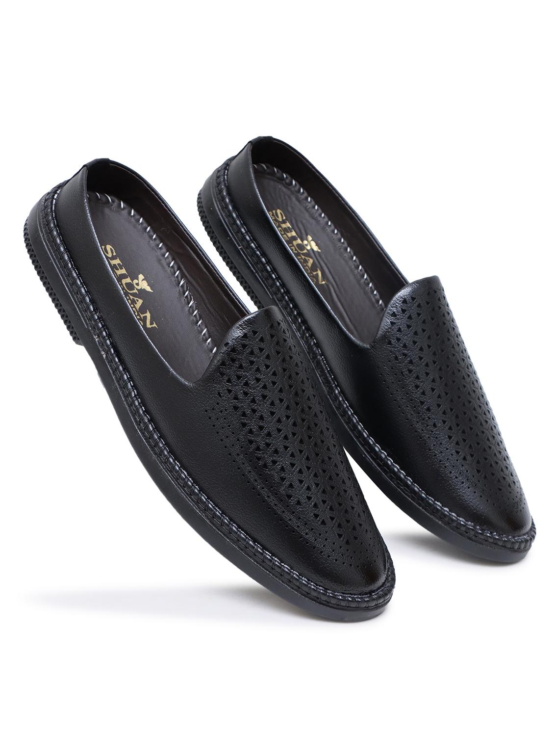 men black textured slip on mule - 21962130 - Standard Image - 1