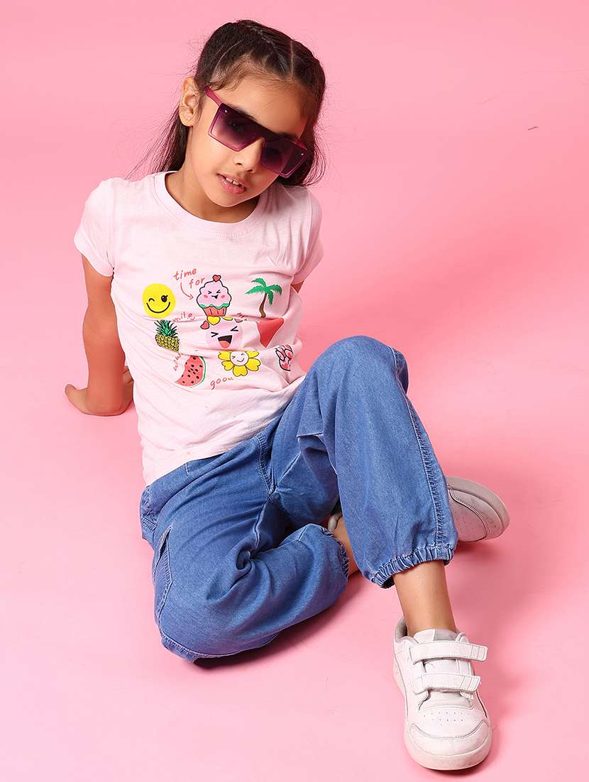 girls printed short sleeves tee - 21962146 -  Standard Image - 4
