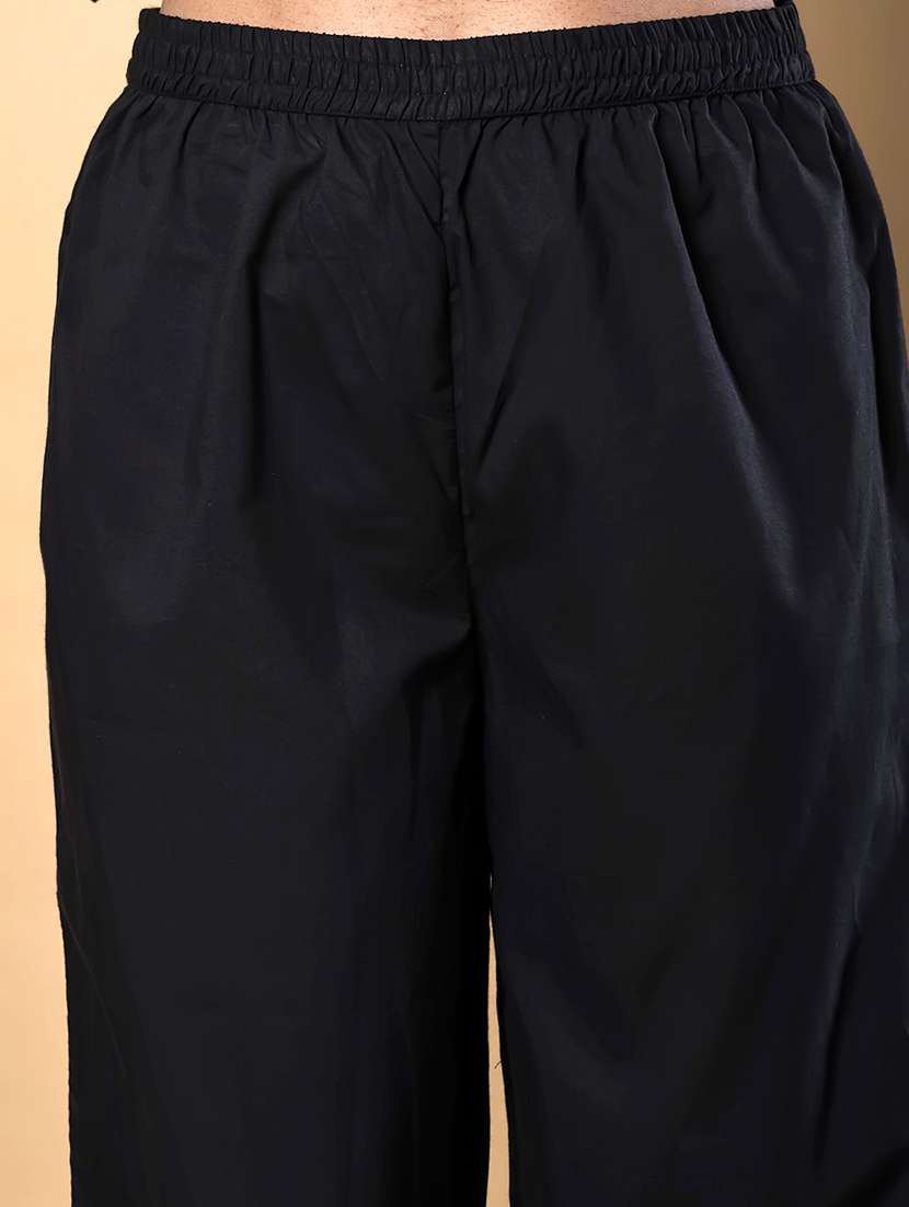 women printed three quarter sleeve kurta pant set - 21962281 -  Standard Image - 4