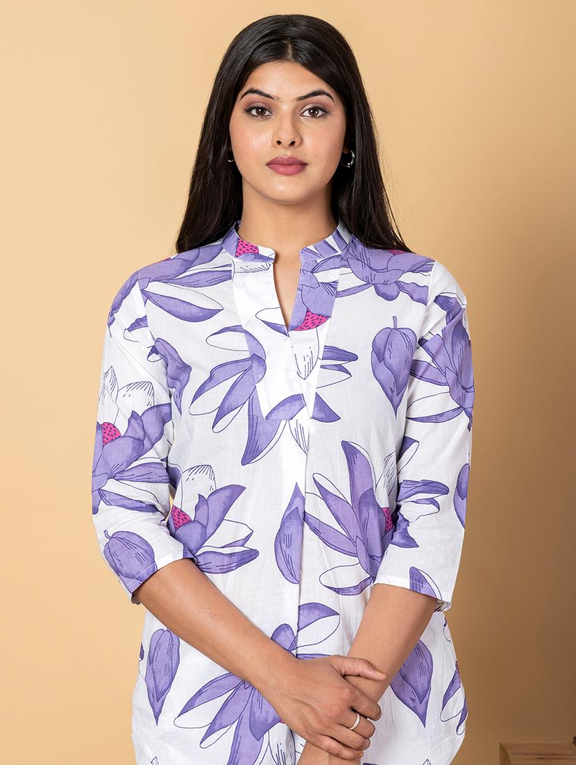 women three quarter sleeve ethnic co-ord set - 21962352 - Standard Image - 4