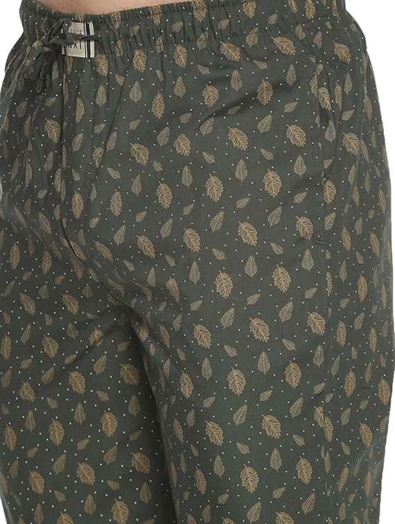 men printed mid rise loungewear pyjama - 21962388 -  Standard Image - 4