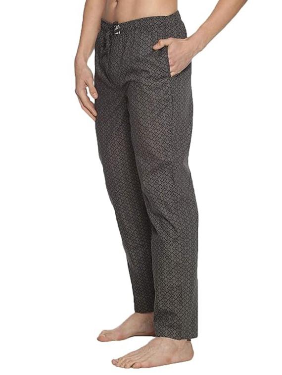 men printed mid rise loungewear pyjama - 21962389 - Standard Image - 1