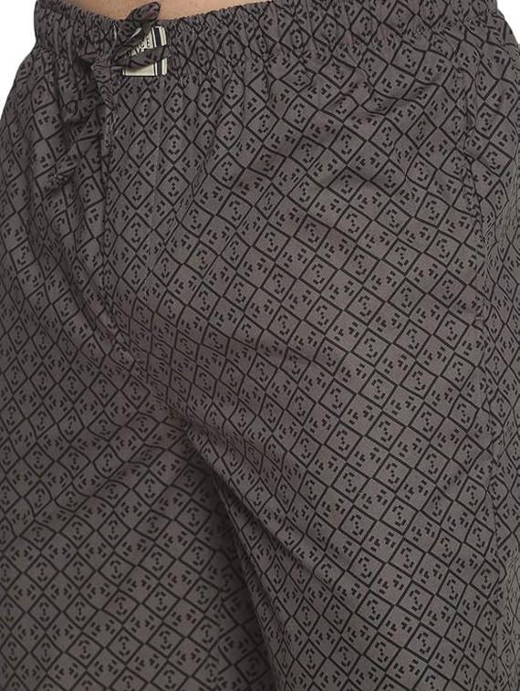 men printed mid rise loungewear pyjama - 21962389 - Standard Image - 4