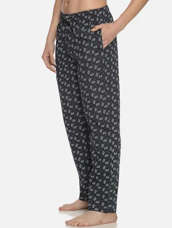 men printed mid rise loungewear pyjama - 21962390 -  Standard Image - 1