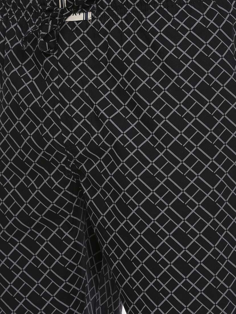 men printed mid rise loungewear pyjama - 21962391 -  Standard Image - 4