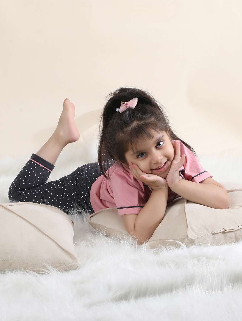 girls printed nightwear pyjama set - 21962417 -  Standard Image - 1