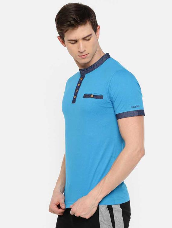 men solid short sleeve regular fit t-shirt - 21962421 -  Standard Image - 1