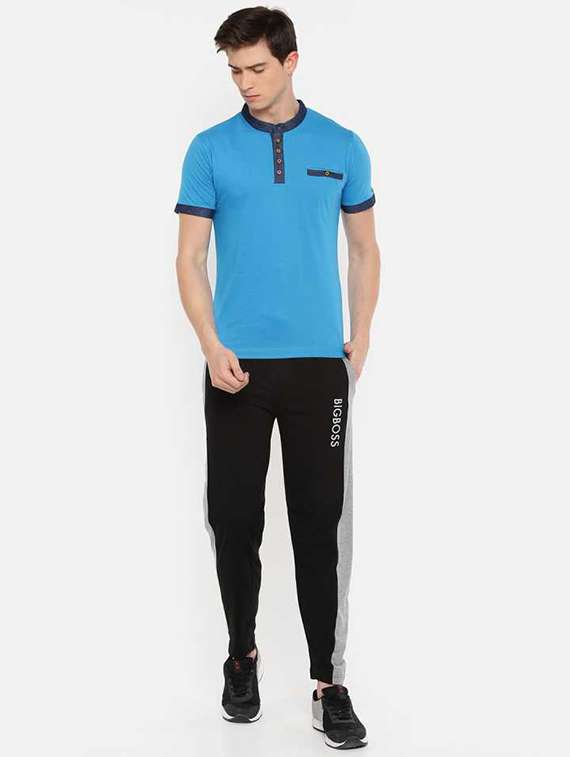 men pack of 5 solid short sleeve slim fit t-shirt - 21962428 -  Standard Image - 4