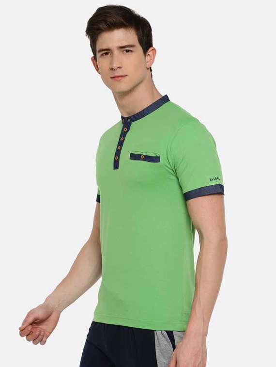 men pack of 2 solid short sleeve slim fit t-shirt - 21962431 -  Standard Image - 1