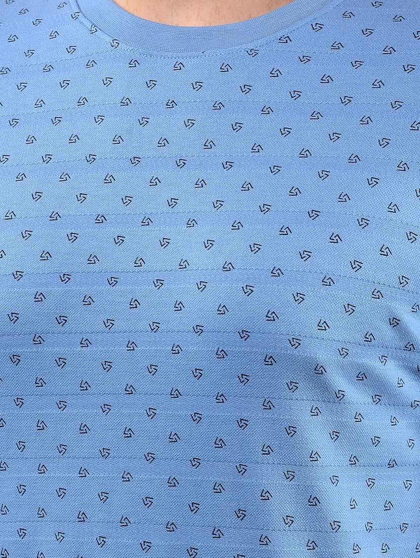 men printed short sleeve slim fit t-shirt - 21962434 -  Standard Image - 4