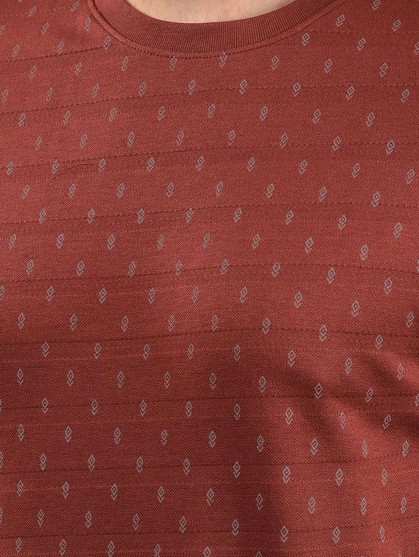 men printed short sleeve slim fit t-shirt - 21962435 -  Standard Image - 4