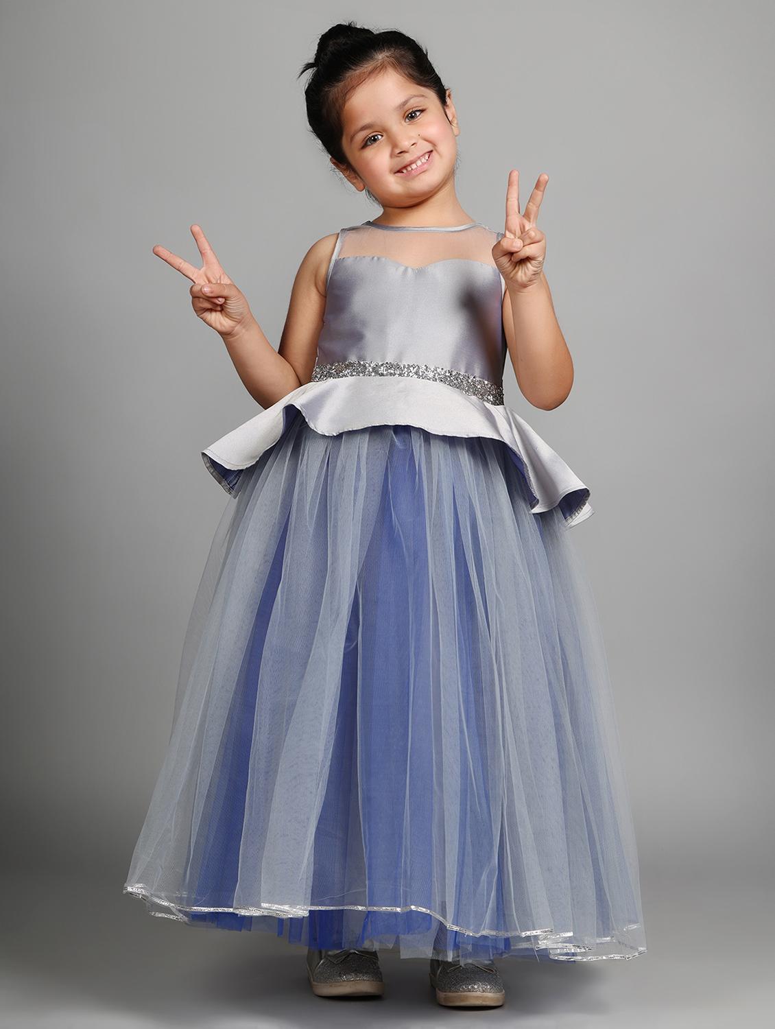 girls embellished sleeveless fit & flare dress - 21962512 -  Standard Image - 1