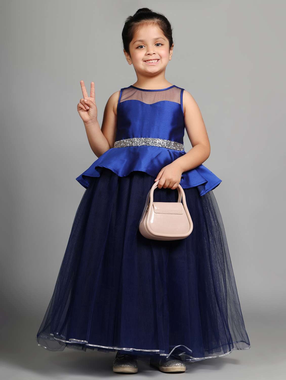 girls embellished sleeveless fit & flare dress - 21962514 -  Standard Image - 1