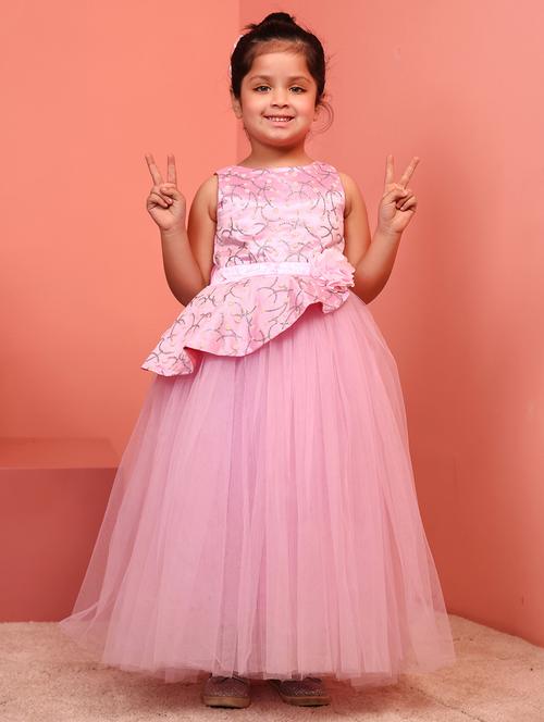 girls embellished sleeveless fit & flare dress - 21962523 -  Standard Image - 0