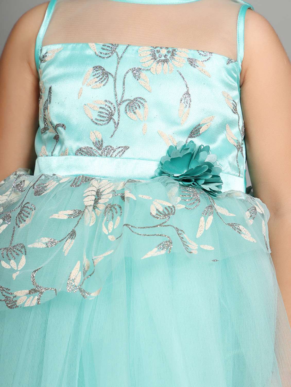 girls embellished sleeveless fit & flare dress - 21962525 - Standard Image - 4