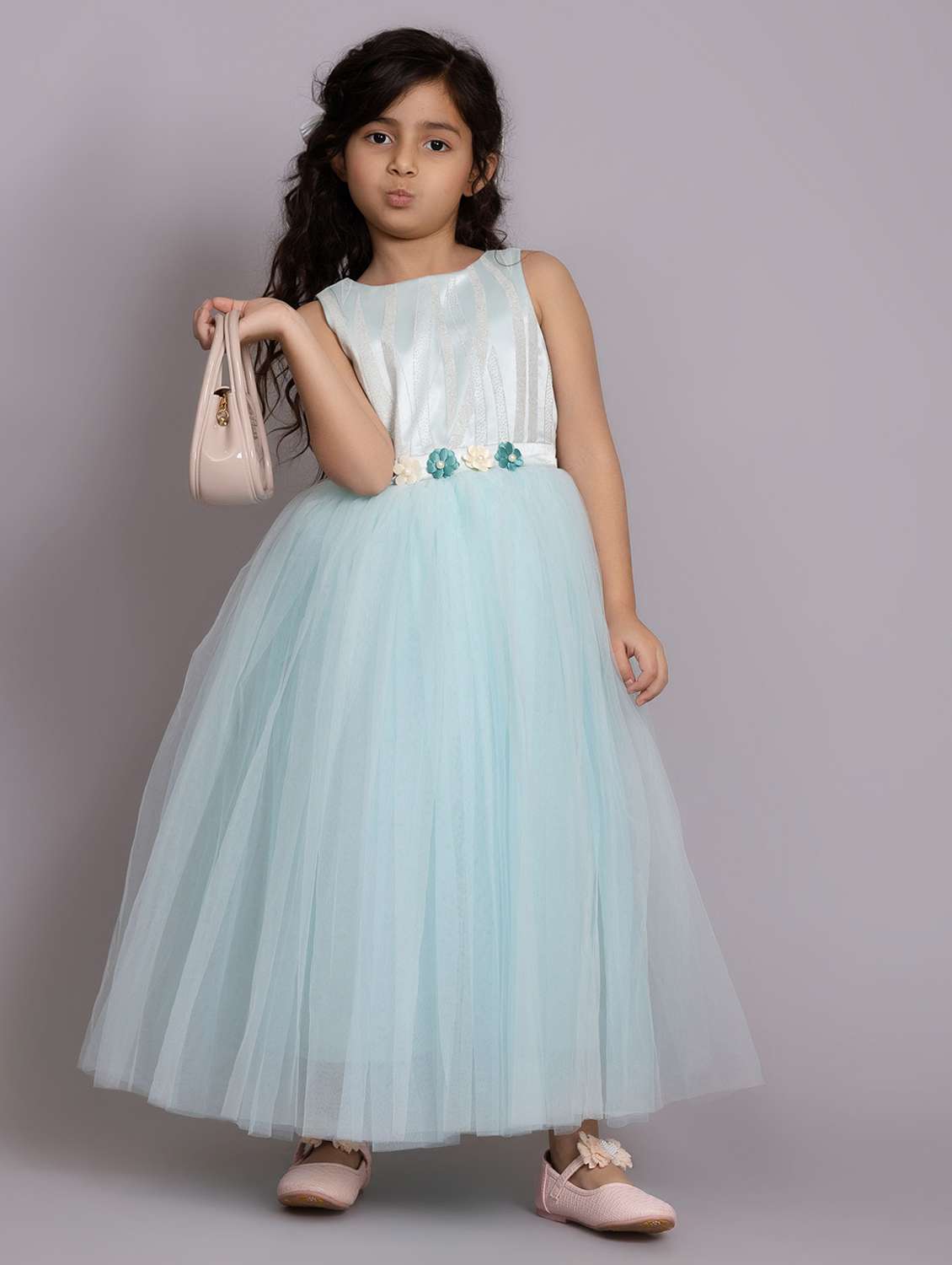 girls embellished sleeveless fit & flare dress - 21962530 -  Standard Image - 1