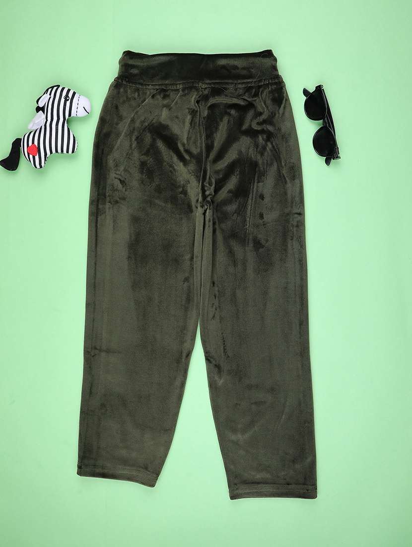 girls solid mid rise pajama - 21962658 -  Standard Image - 1