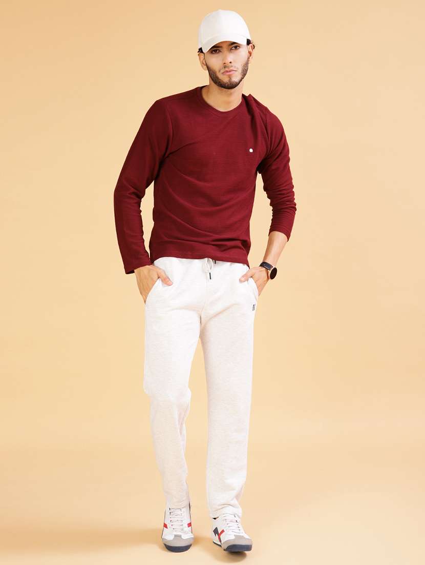 men solid long sleeve regular fit t-shirt - 21962709 -  Standard Image - 4