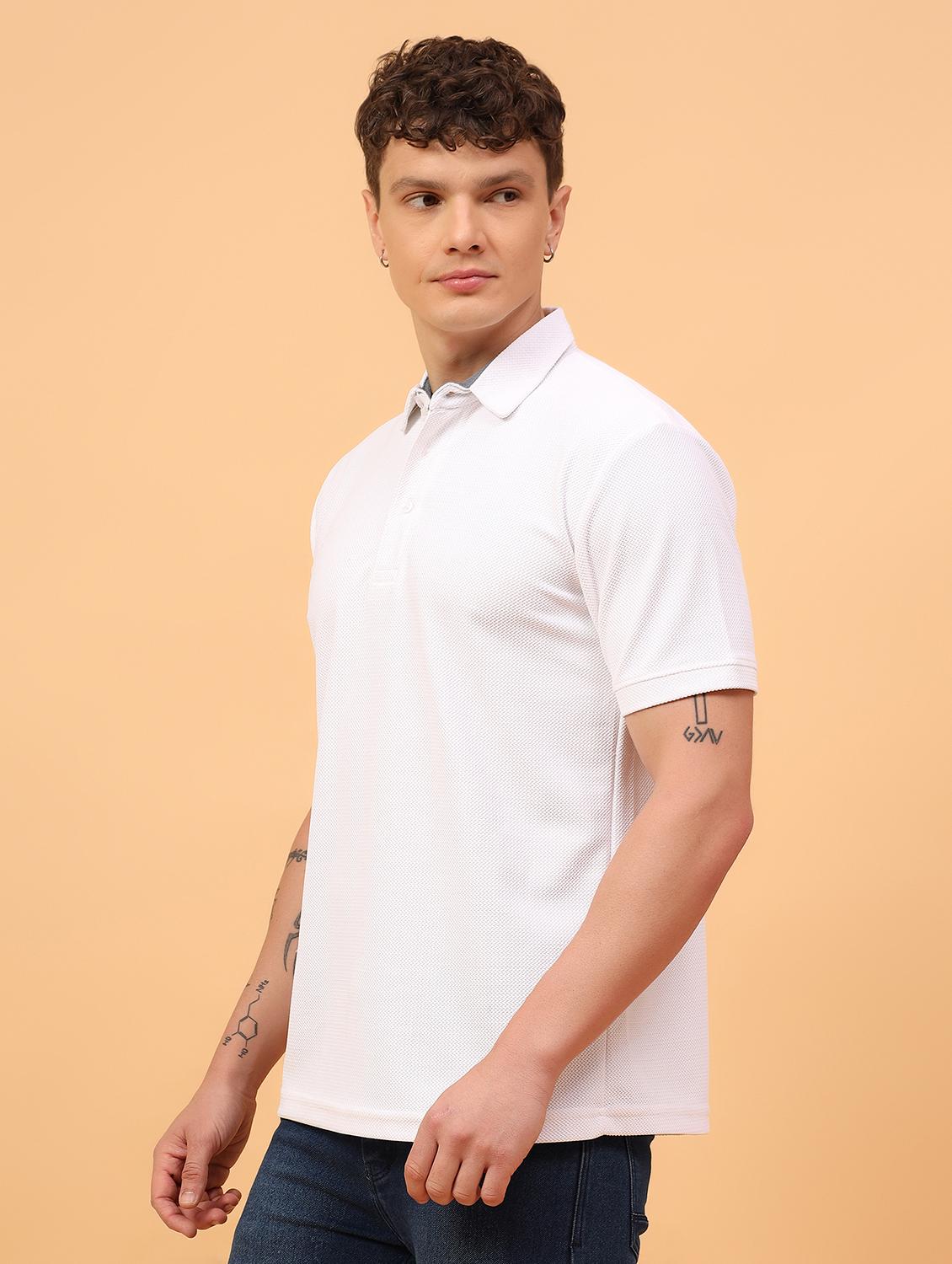 men striped short sleeve regular fit polo t-shirt - 21962900 -  Standard Image - 1