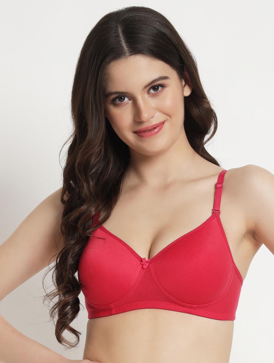 women pack of 3 solid lightly padded t-shirt bra - 21962915 - Standard Image - 6