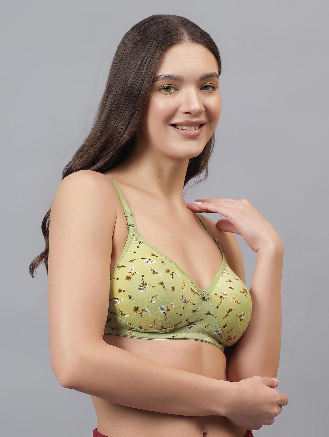 women pack of 3 printed lightly padded t-shirt bra - 21962917 -  Standard Image - 1