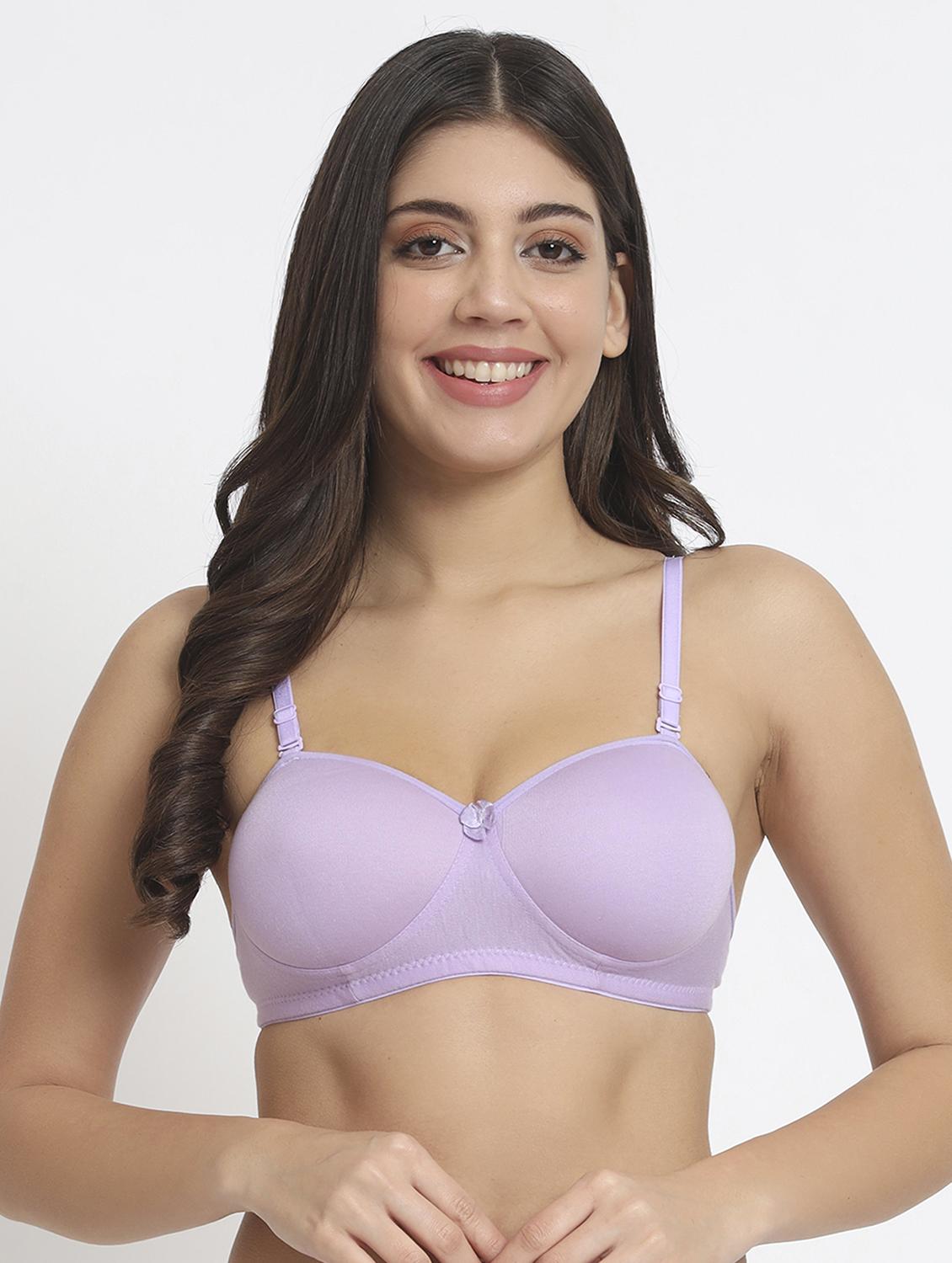 women pack of 3 solid t-shirt bra - 21962918 -  Standard Image - 1