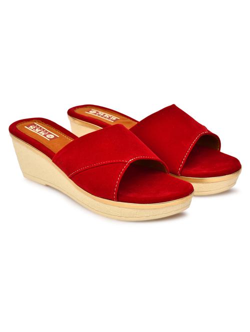 womne solid slip on wedge - 21962931 -  Standard Image - 0
