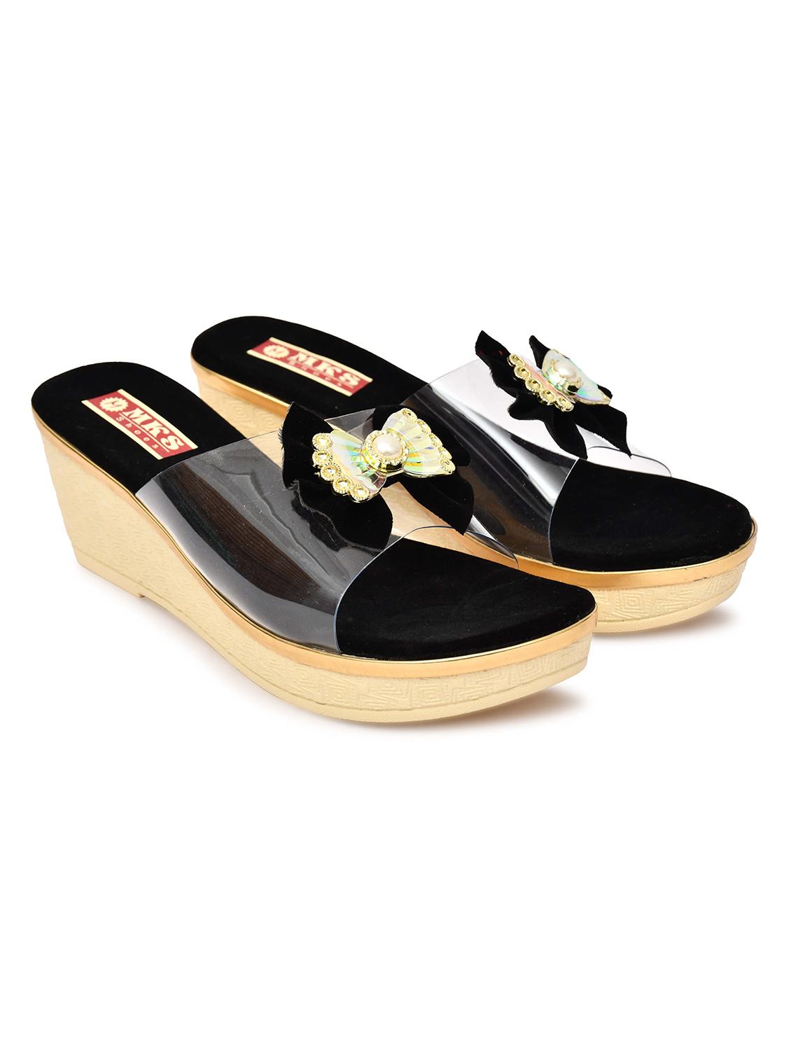 women solid slip on wedges - 21962938 - Zoom Image - 0