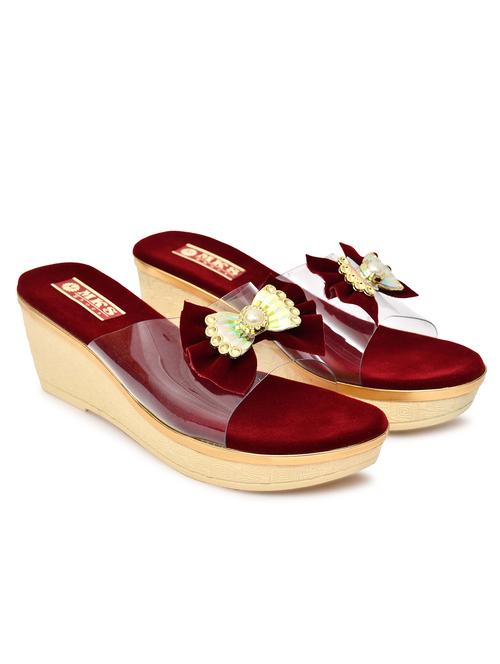women solid slip on wedges - 21962940 -  Standard Image - 0