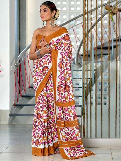 women printed casual wear saree with blouse - 21963002 - Standard Image - 0