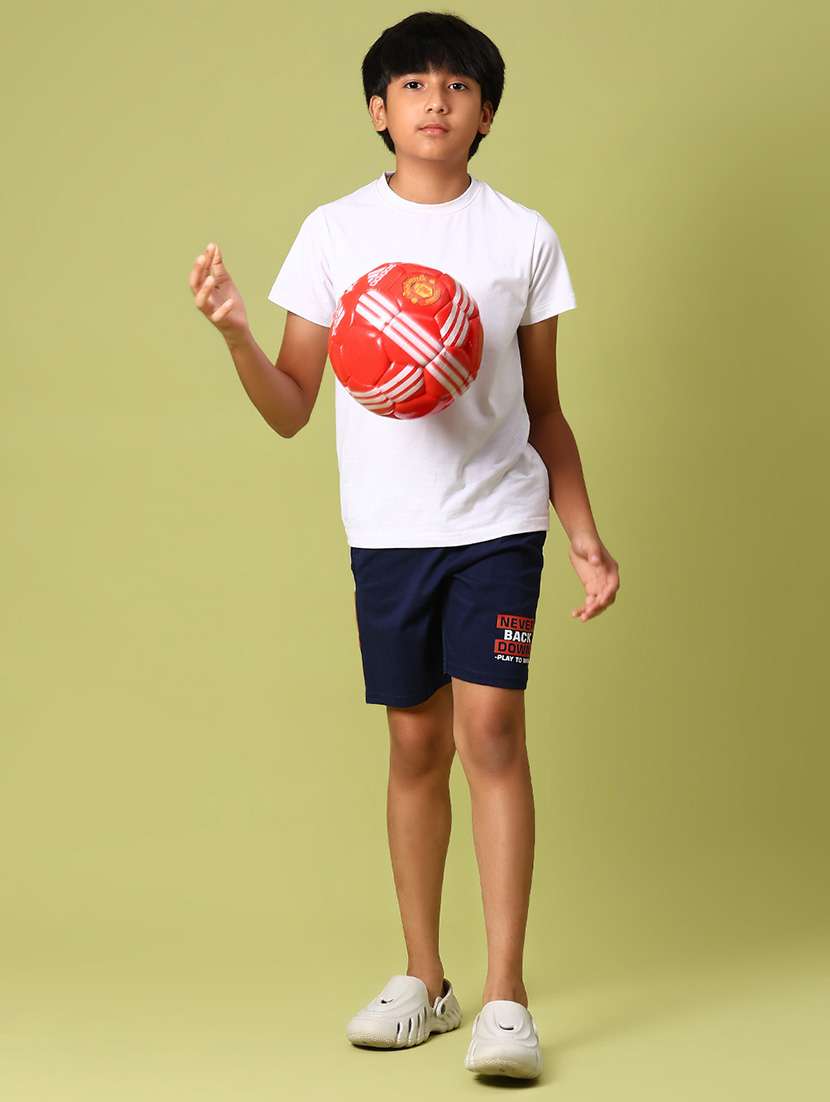 boys printed mid rise regular fit shorts  - 21963056 -  Standard Image - 4