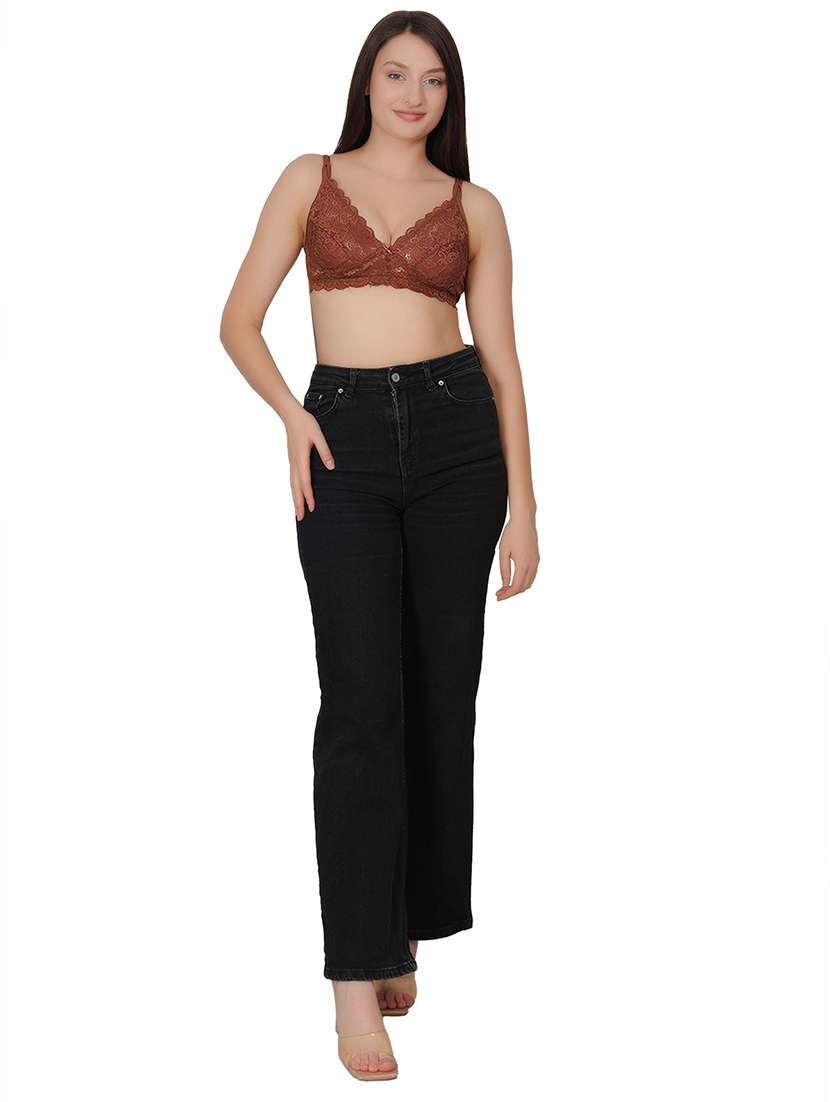 women self designed lace t-shirt bra - 21963217 - Standard Image - 4