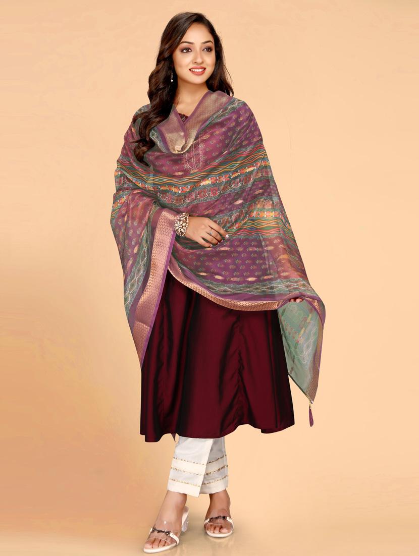 women printed casual wear dupatta - 21963402 -  Zoom Image - 0