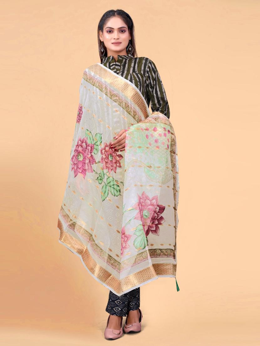 women printed casual wear dupatta - 21963406 -  Zoom Image - 0