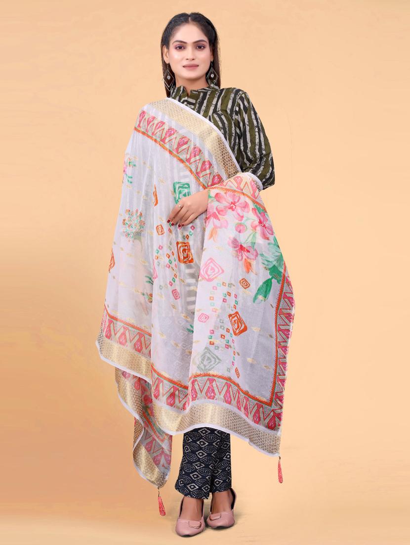 women printed casual wear dupatta - 21963410 -  Zoom Image - 0