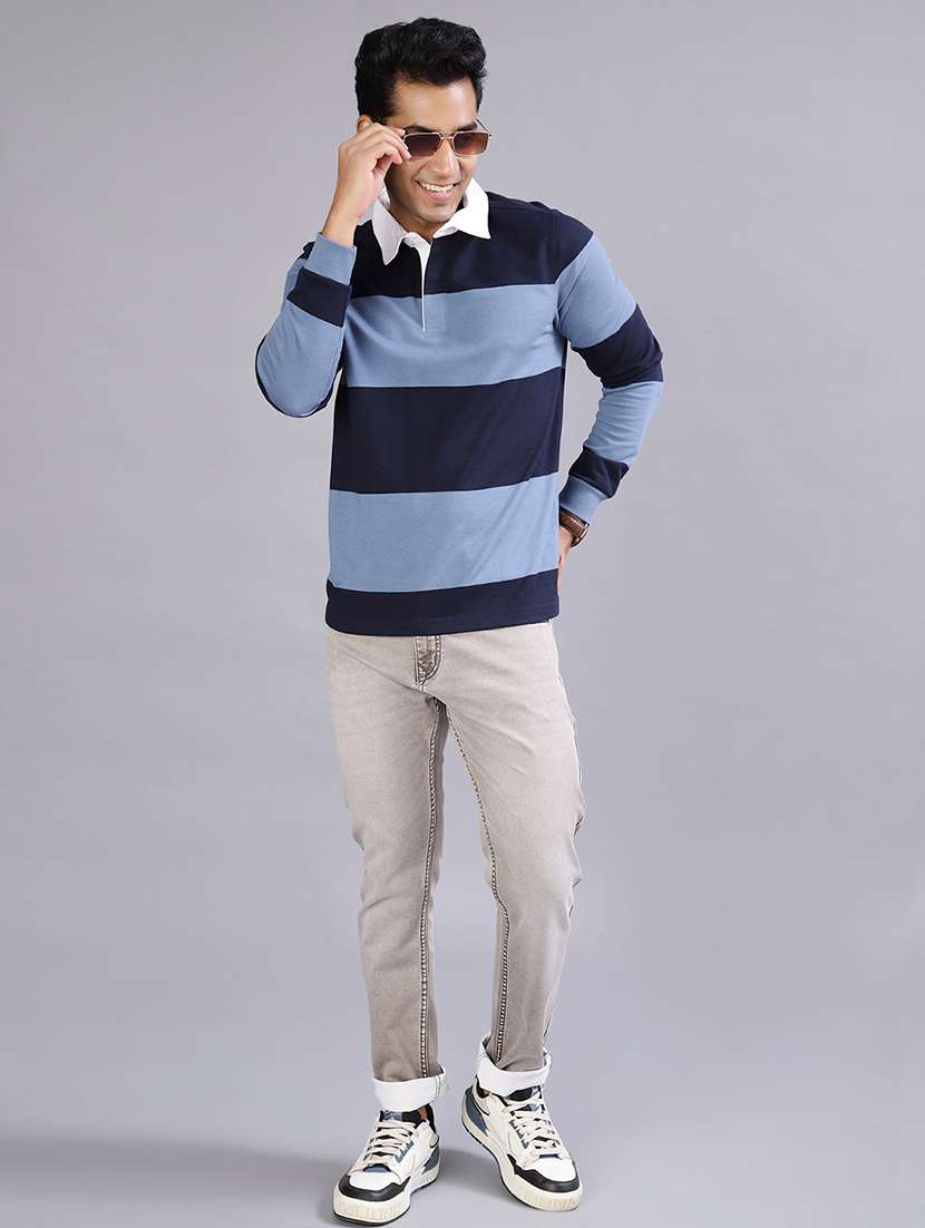 men washed mid rise full length jeans - 21964223 - Standard Image - 4
