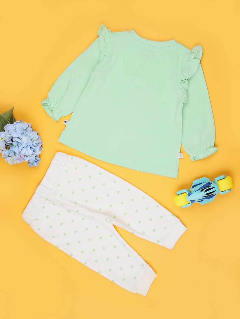 girls printed long sleeve full lnegth set - 21964237 -  Standard Image - 1