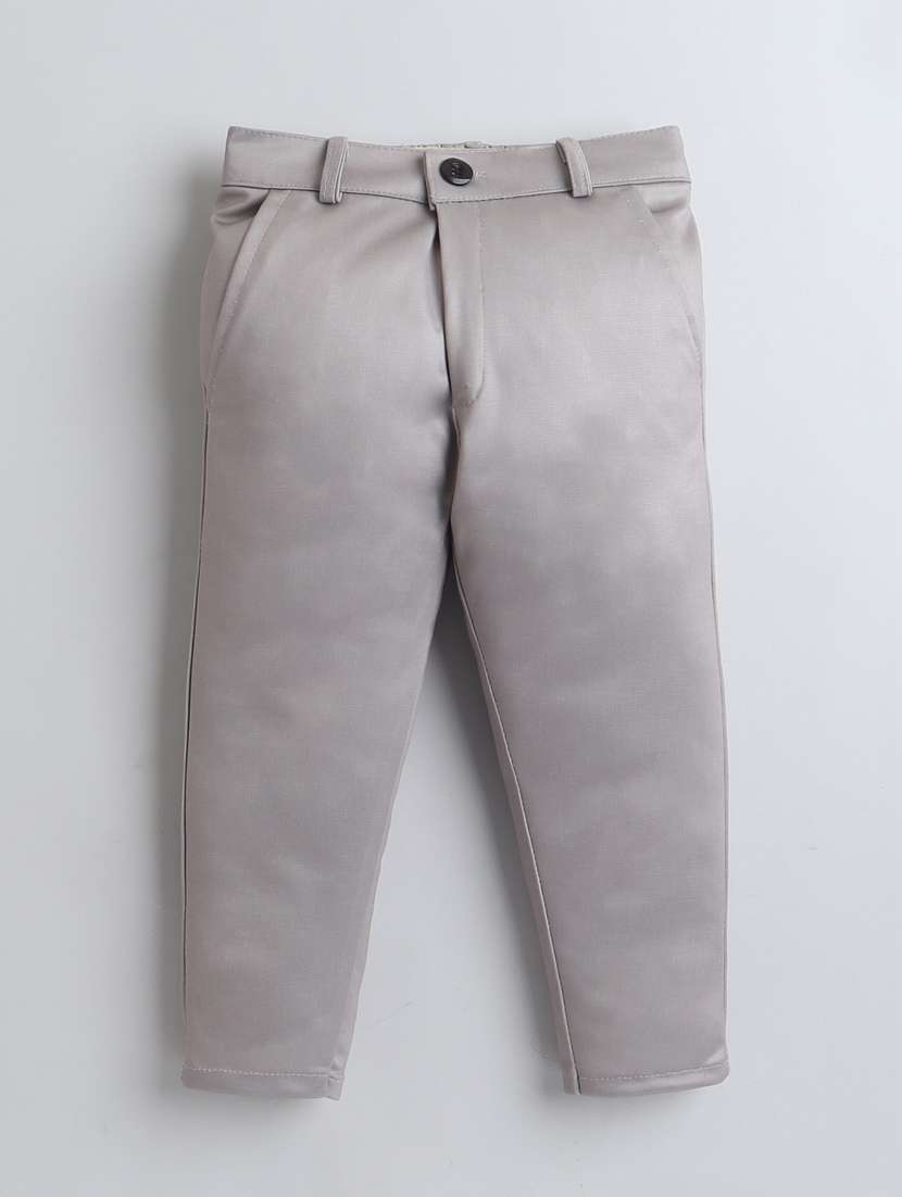 boys printed  t-shirt and trouser with blazer set - 21964336 -  Standard Image - 4