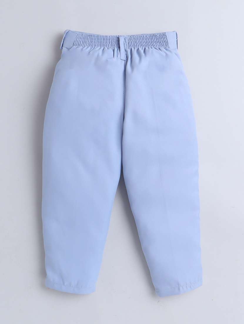 boys solid waistcoat and trouser set - 21964350 -  Standard Image - 4