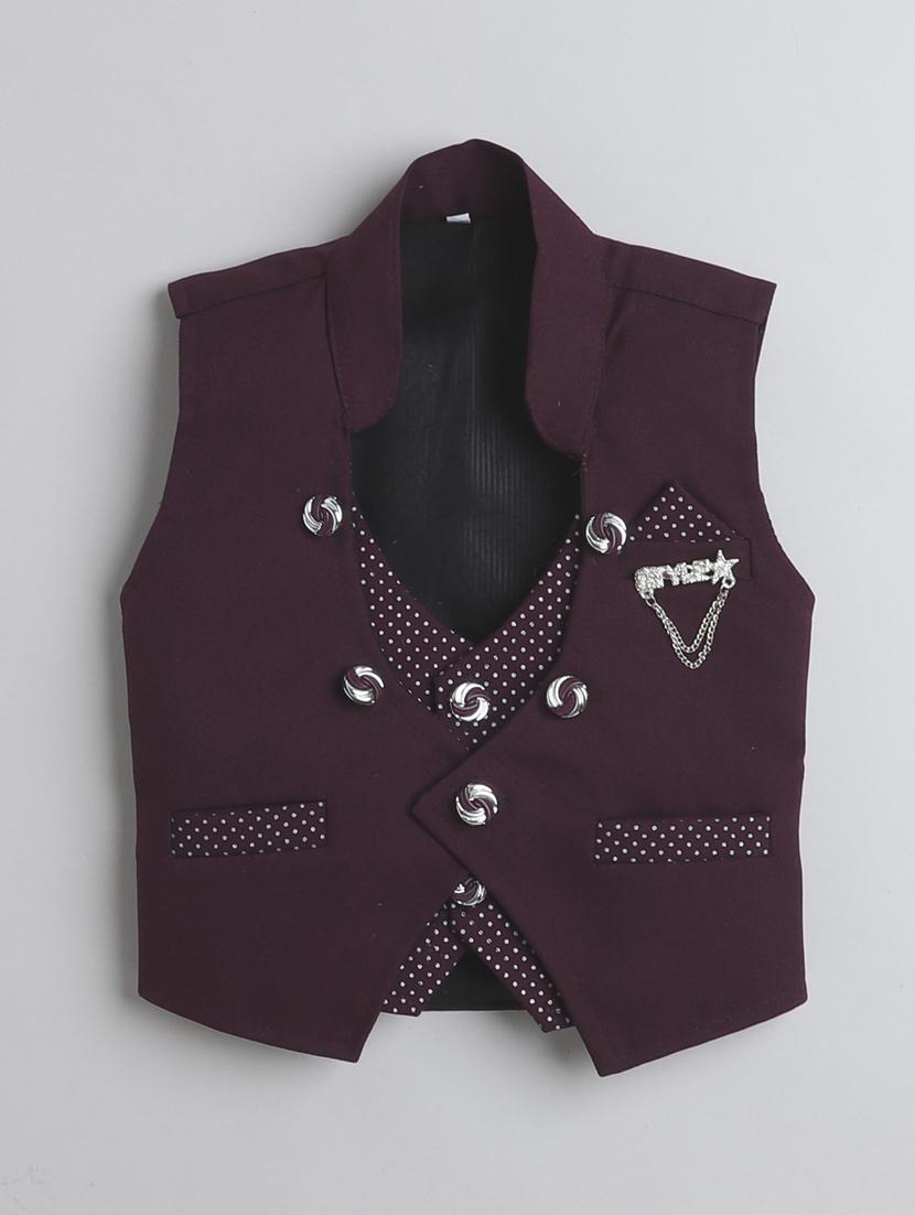 boys polka doted waistcoat and trouser set - 21964383 -  Standard Image - 1