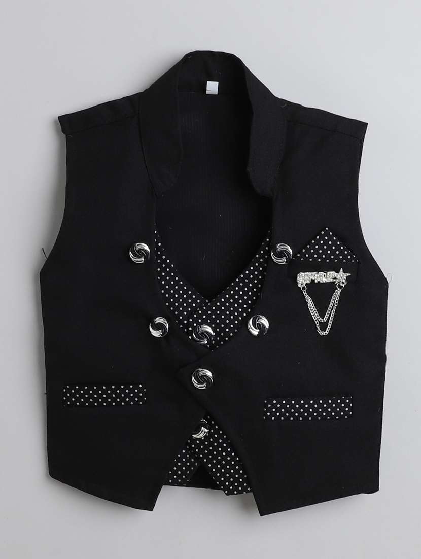 boys polka doted waistcoat and trouser set - 21964385 -  Standard Image - 1