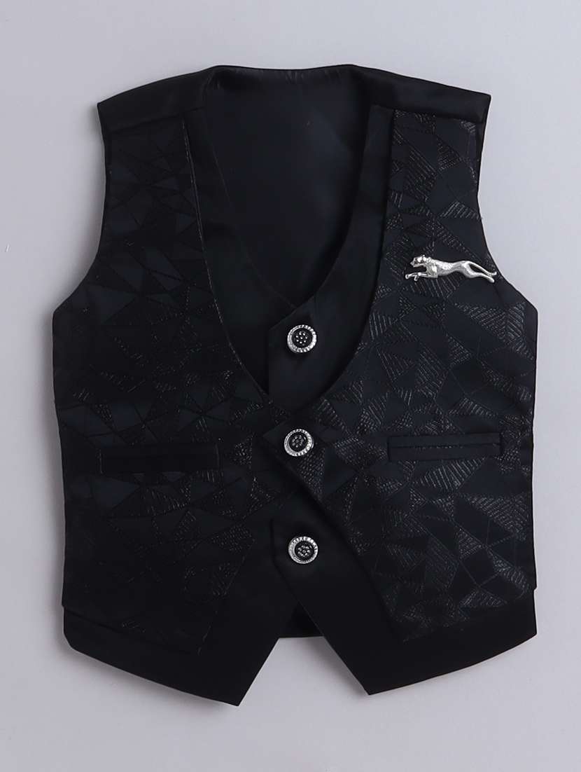 boys self designed waistcoat and trouser set - 21964392 -  Standard Image - 1