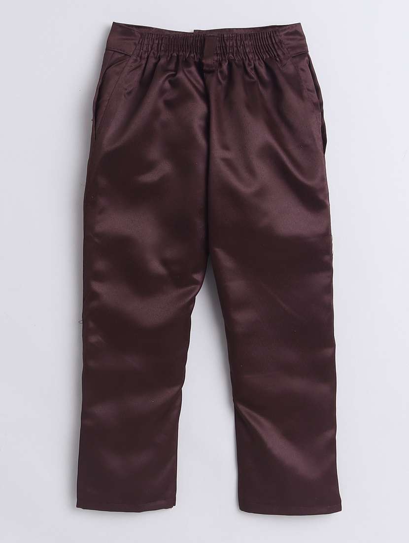 maroon polyester suit sets twin & dungree - 21964408 -  Standard Image - 4