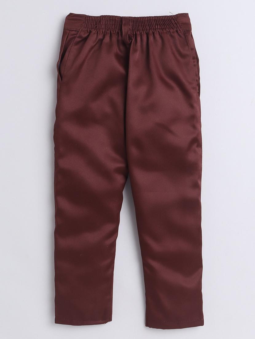 maroon polyester suit sets twin & dungree - 21964411 - Standard Image - 4