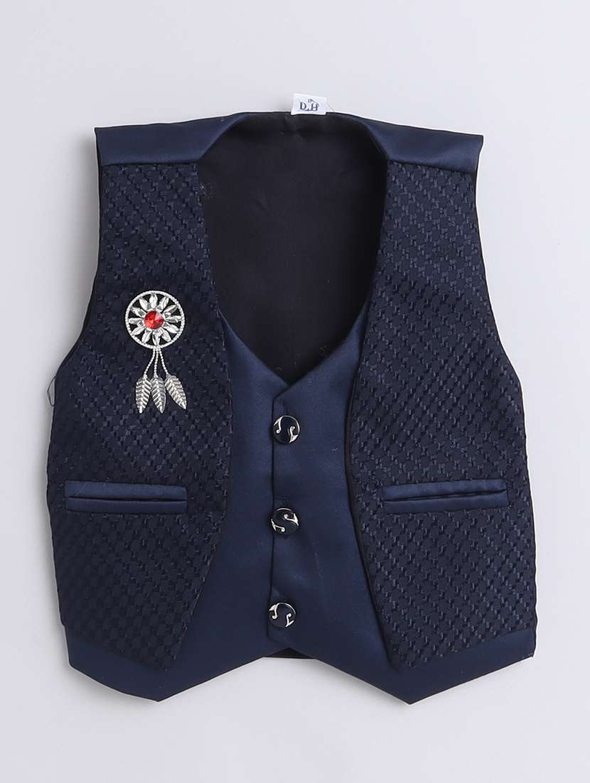 navy blue polyester suit sets twin & dungree - 21964412 -  Standard Image - 1