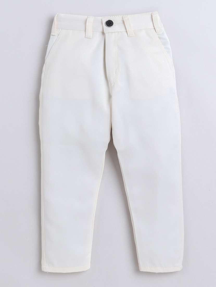 boys shirt and trouser with self designed waistcoat set - 21964443 -  Standard Image - 4