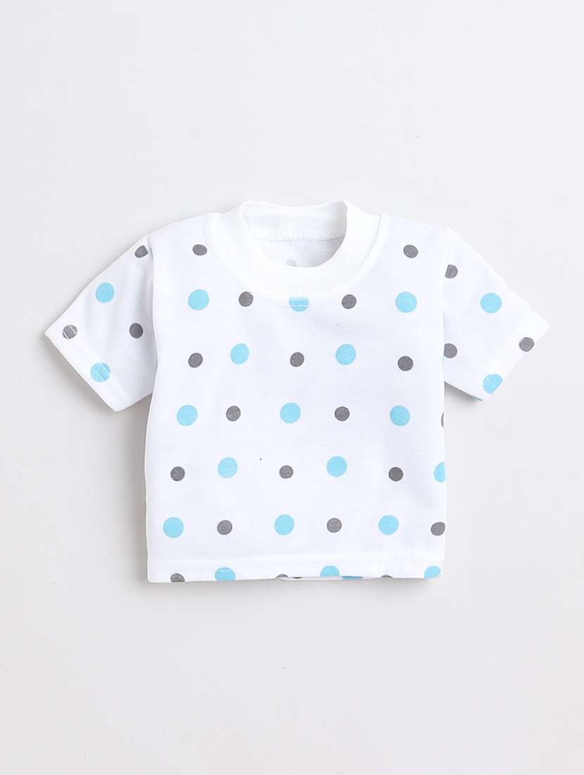 boys printed t-shirt and dungree set - 21964478 -  Standard Image - 1