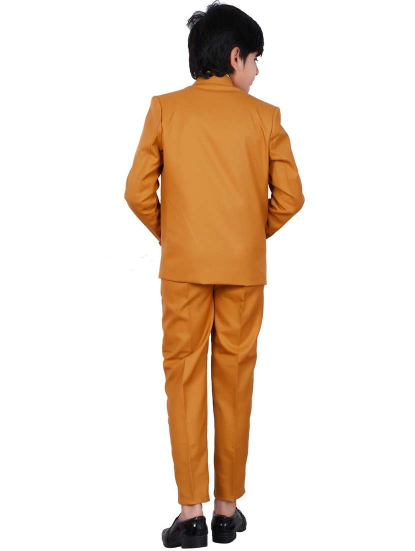 boys solid long sleeve three-piece suit set - 21964523 -  Standard Image - 1